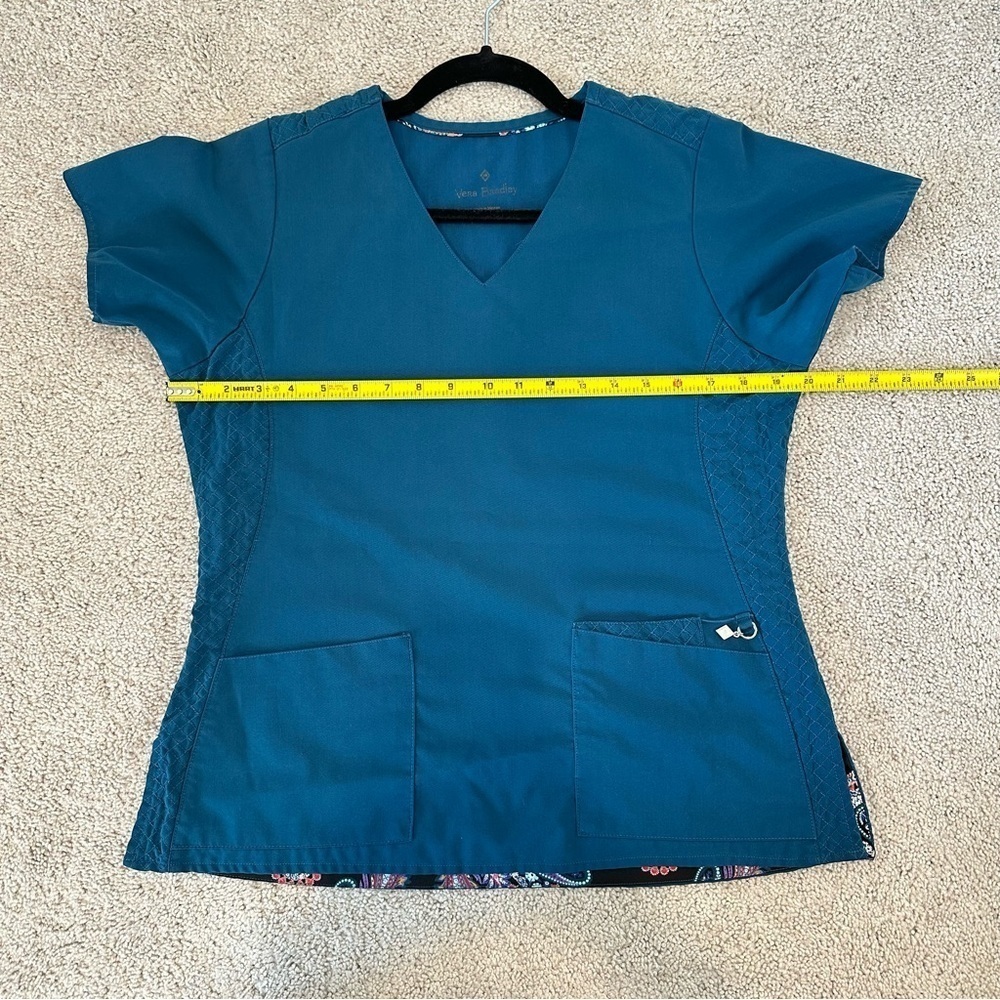 Vera Bradley V-Neck Scrub Top - Picture 7 of 10